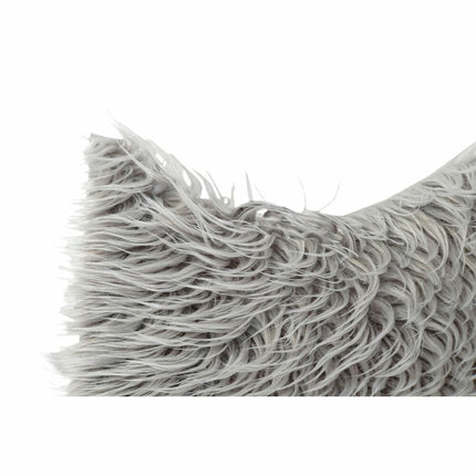 Teppich DKD Home Decor Grau Polyester Mit Haar 60 x 90 x 2 cm