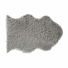 Teppich DKD Home Decor Grau Polyester Mit Haar 60 x 90 x 2 cm