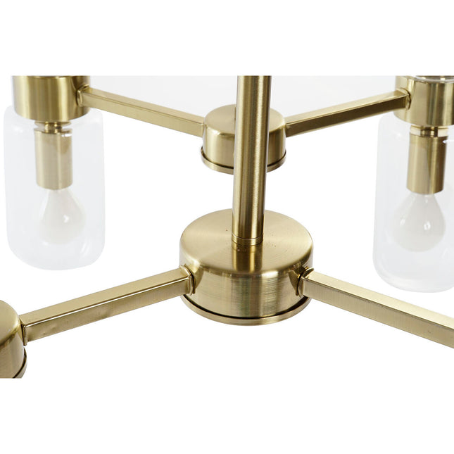 Deckenlampe DKD Home Decor Kristall Gold Metall 50 W (68 x 68 x 55 cm)