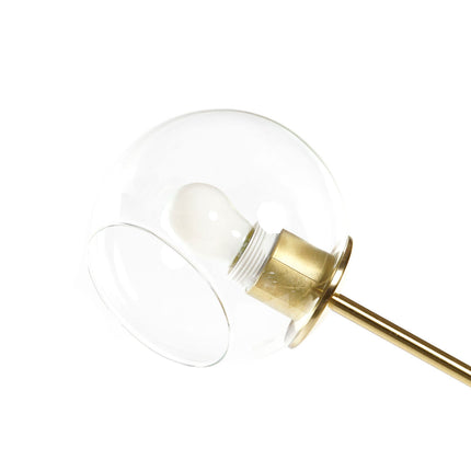 Deckenlampe DKD Home Decor 90 x 75 x 60 cm Kristall Gold Metall Durchsichtig 50 W