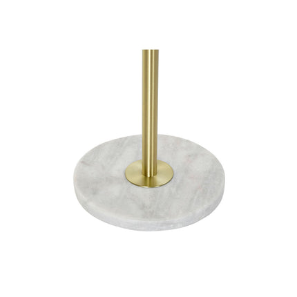 Stehlampe DKD Home Decor 38 x 30 x 180 cm Gold Metall Weiß Marmor 220 V 50 W