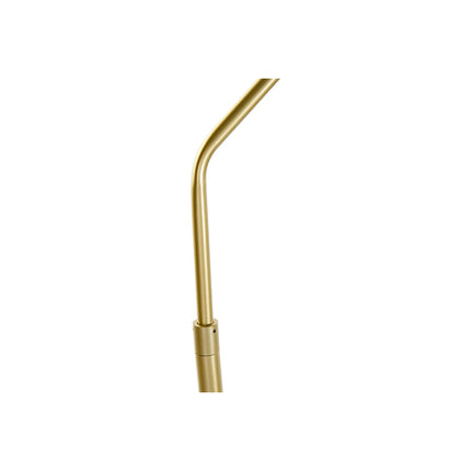 Stehlampe DKD Home Decor Golden Metall Polyester Leinen Weiß Glam (91 x 31 x 196 cm)