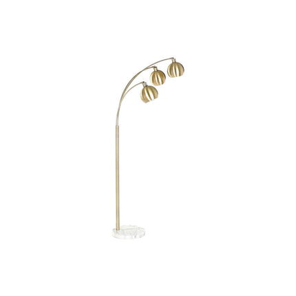 Stehlampe DKD Home Decor 70 x 80 x 182 cm Gold Metall Weiß Marmor 220 V 50 W