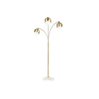Stehlampe DKD Home Decor 70 x 80 x 182 cm Gold Metall Weiß Marmor 220 V 50 W