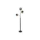 Stehlampe DKD Home Decor 53 x 53 x 180 cm Schwarz Gold Metall 220 V 50 W