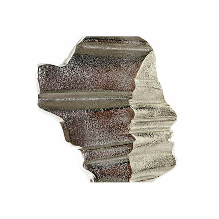 Deko-Figur DKD Home Decor 8424001856497 22,5 x 12,5 x 52 cm Silberfarben (2 Stück)
