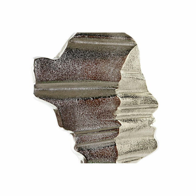 Deko-Figur DKD Home Decor 8424001856497 22,5 x 12,5 x 52 cm Silberfarben (2 Stück)