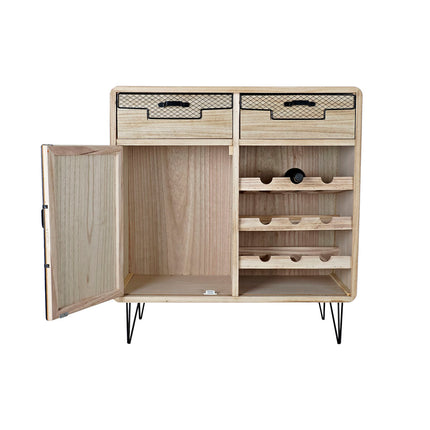 Flaschenregal DKD Home Decor Holz Metall (80 x 38 x 84 cm)