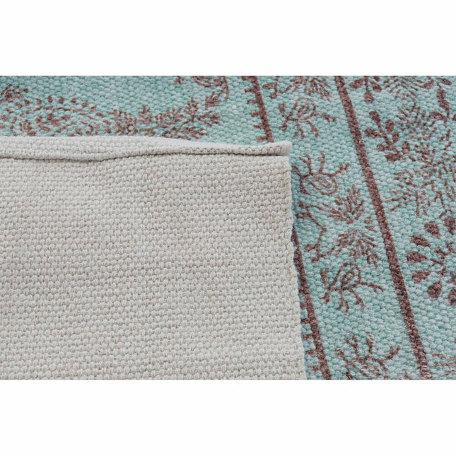 Teppich DKD Home Decor 120 x 180 x 0,4 cm Blau Polyester grün Araber (2 Stück)