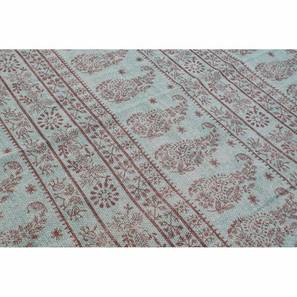 Teppich DKD Home Decor 160 x 230 x 0,4 cm Blau Polyester grün Araber (2 Stück)