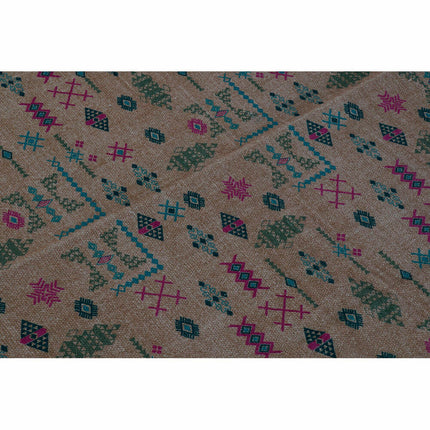 Teppich DKD Home Decor 120 x 180 x 0,4 cm Polyester Weiß Ikat Boho (2 Stück)