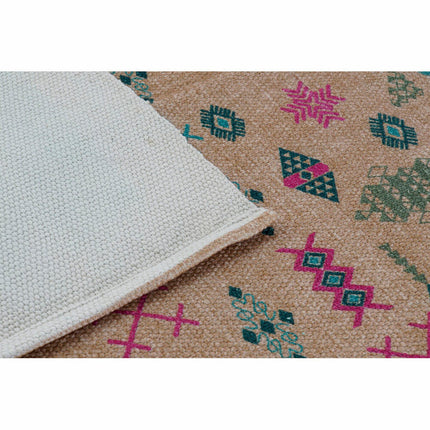 Teppich DKD Home Decor 120 x 180 x 0,4 cm Polyester Weiß Ikat Boho (2 Stück)
