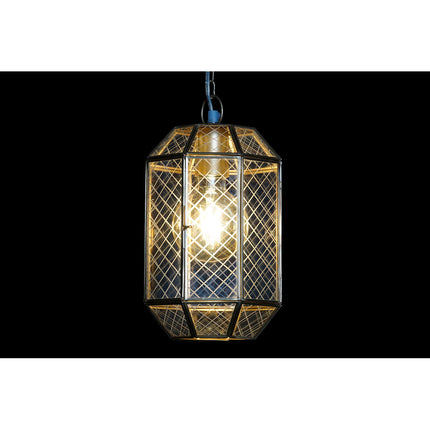 Deckenlampe DKD Home Decor Kristall Gold 220 V Messing 50 W 16 x 16 x 27 cm