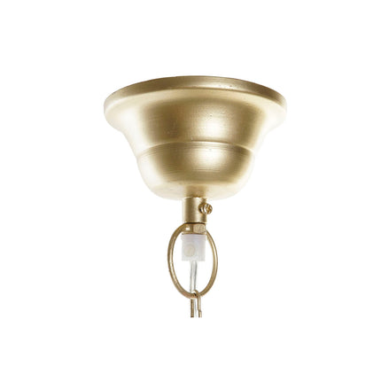 Deckenlampe DKD Home Decor 30 x 30 x 22 cm Kristall Gold Messing 50 W