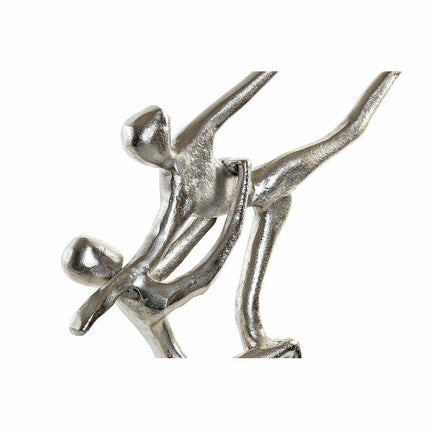 Deko-Figur DKD Home Decor 8424001857883 43 x 10 x 37 cm Silberfarben Weiß (2 Stück)