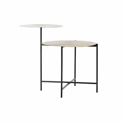 Beistelltisch DKD Home Decor Schwarz Gold Aluminium (73 x 53 x 61 cm)