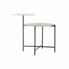 Beistelltisch DKD Home Decor Schwarz Gold Aluminium (73 x 53 x 61 cm)