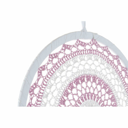Traumfänger DKD Home Decor 8424001858286 32 x 2 x 85 cm Rosa Lila Randbereich Boho (2 Stück)
