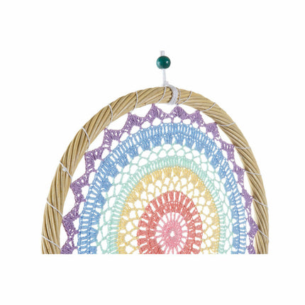 Traumfänger DKD Home Decor 33 x 2 x 110 cm Schwarz türkis Boho (2 Stück)