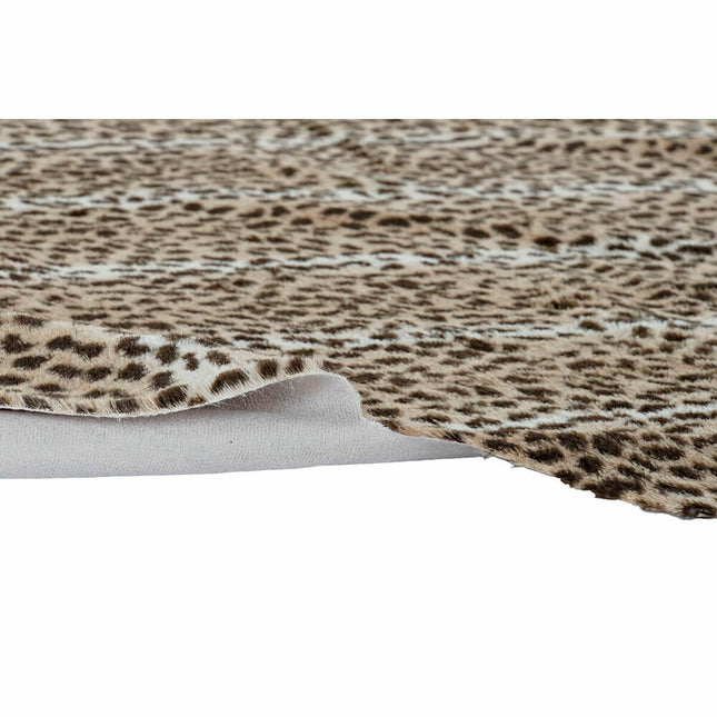 Teppich DKD Home Decor 160 x 150 x 2 cm Braun Polyester Kolonial Dunkelbraun Dschungel