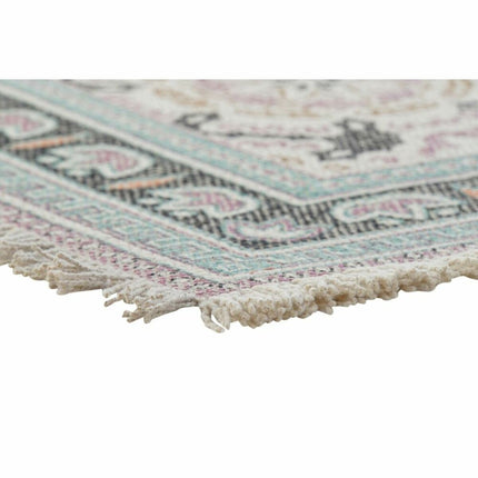 Teppich DKD Home Decor grün Granatrot Araber Kachel (160 x 230 x 0,5 cm)