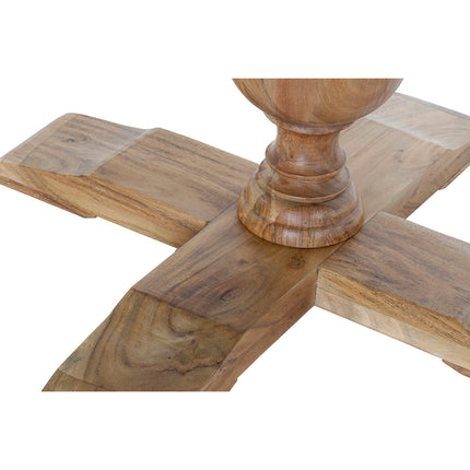 Esstisch DKD Home Decor Braun Holz Akazienholz 130 x 130 x 75 cm
