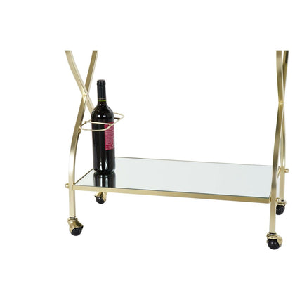 Tevogn DKD Home Decor Spiegel Gold Stahl (70 x 36,5 x 83 cm)