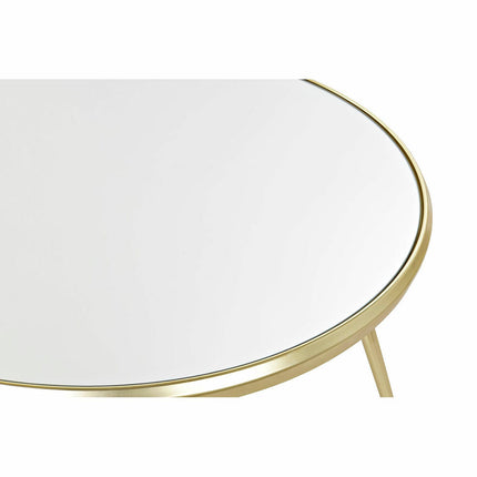 Couchtisch DKD Home Decor Spiegel Stahl (83,5 x 83,5 x 40 cm)