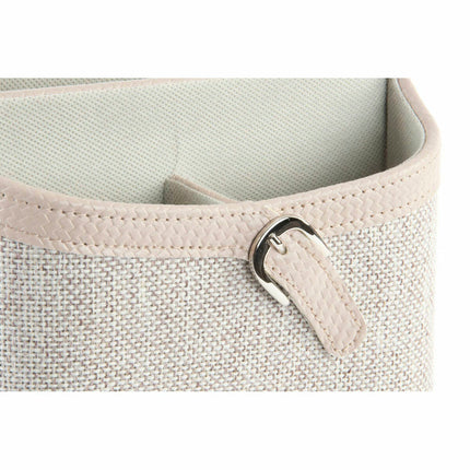 Organizer DKD Home Decor LD-185982 Drehend 18,5 x 15 x 14 cm Beige