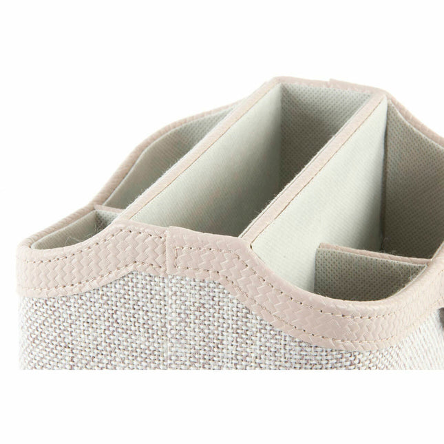 Organizer DKD Home Decor LD-185982 Drehend 18,5 x 15 x 14 cm Beige