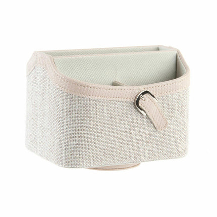 Organizer DKD Home Decor LD-185982 Drehend 18,5 x 15 x 14 cm Beige