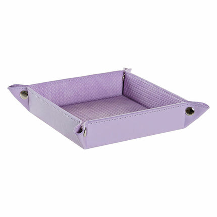 Ablageschale DKD Home Decor Lila Polyurethan 20 x 20 x 4 cm Romantisch
