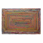 Teppich DKD Home Decor Braun Bunt Jute Baumwolle (160 x 230 x 1 cm)