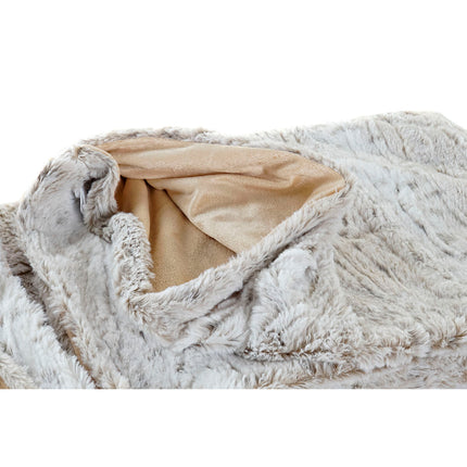 Decke DKD Home Decor Wilde Beige (130 x 170 x 2 cm)