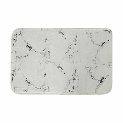 Teppich DKD Home Decor Polyester Weiß Marmor 60 x 40 x 1 cm