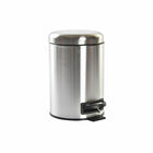Mülltonne DKD Home Decor Silberfarben Badezimmer 23 x 17,50 x 25 cm Stahl 3 L Grundlegend