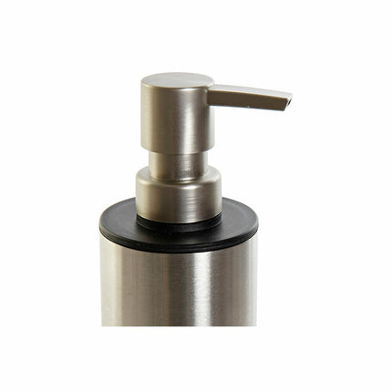 Seifenspender DKD Home Decor Silberfarben Stahl Aluminium Kunststoff (6,3 x 6,3 x 17 cm)