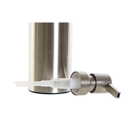 Seifenspender DKD Home Decor Silberfarben Stahl Aluminium Kunststoff (6,3 x 6,3 x 17 cm)