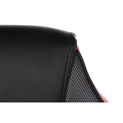 Bürostuhl mit Kopfstütze DKD Home Decor Rot Schwarz (61 x 62 x 117 cm)