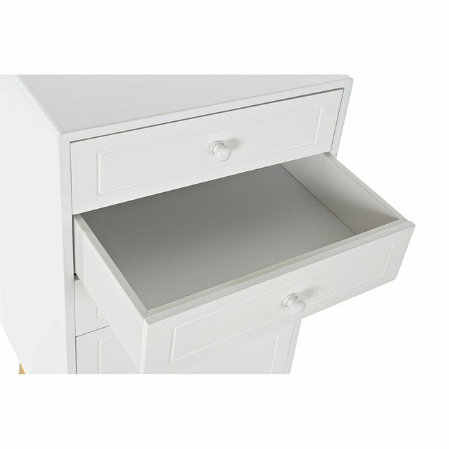 Schubladenschrank DKD Home Decor natürlich MDF Weiß (40 x 30 x 90 cm)