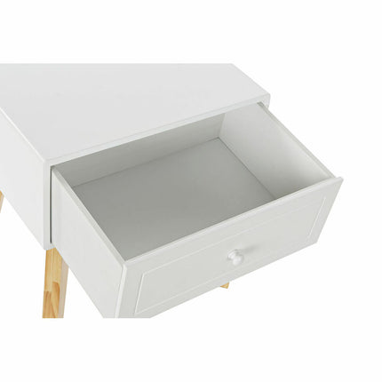 Nachttisch DKD Home Decor Weiß natürlich Holz MDF 45 x 36 x 49 cm