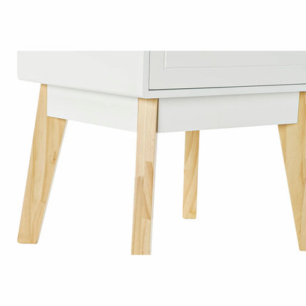 Nachttisch DKD Home Decor Weiß natürlich Holz MDF 45 x 36 x 49 cm