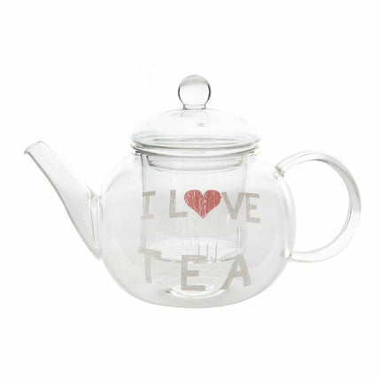 Teekanne DKD Home Decor 250 ml 14 x 8 x 15 cm Durchsichtig