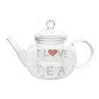 Teekanne DKD Home Decor 250 ml 14 x 8 x 15 cm Durchsichtig