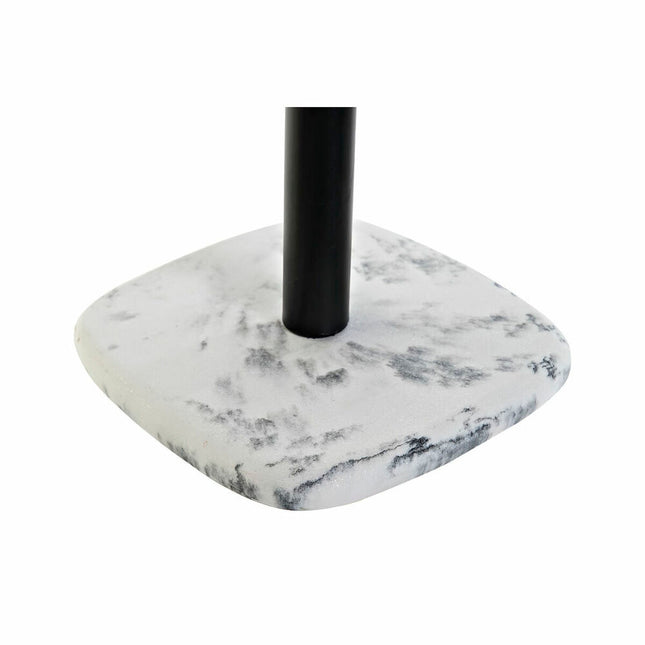 Küchenpapierrollenhalterung DKD Home Decor 16 x 16 x 32,5 cm Schwarz Metall Weiß Harz