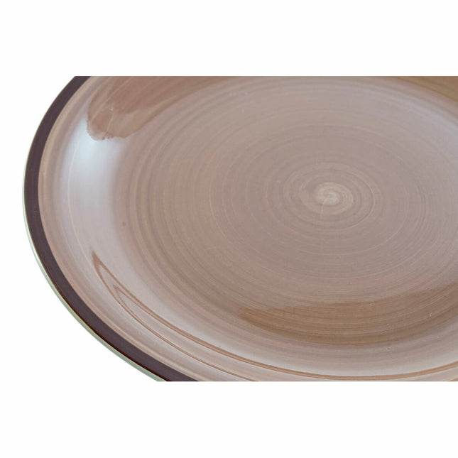 Geschirr DKD Home Decor S3025792 Steingut (26,5 x 26,5 x 3 cm) (21 x 21 x 5,5 cm) (26.5 x 26.5 x 3 cm) (19 x 19 x 3 cm) (18 pcs)