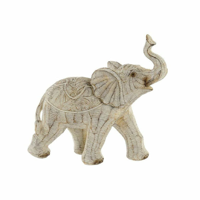 Deko-Figur DKD Home Decor Elefant Beige Kolonial 19 x 8 x 18 cm Decapé