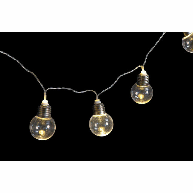 LED-Lichterkette DKD Home Decor 33 x 21 x 6 cm Durchsichtig Glühbirne Urban