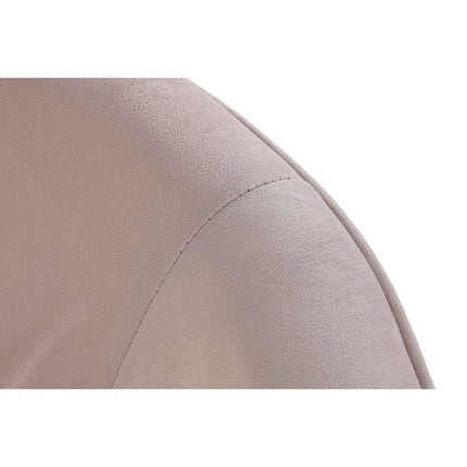 Sessel DKD Home Decor Gold Metall Hellrosa (70 x 65 x 74 cm)