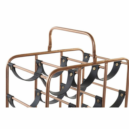 Flaschenregal DKD Home Decor Metall Kupfer Polyurethan (37 x 23.5 x 54 cm)